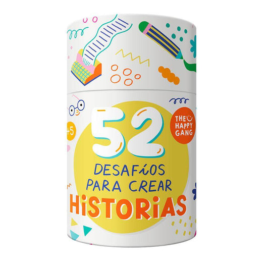 52 desafíos para crear historias - Juego de mesa - The Happy Gang - Desde 5 años Board Games