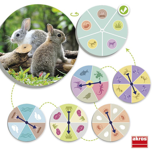 Juego de mesa el mundo animal: descubre y clasifica Toys