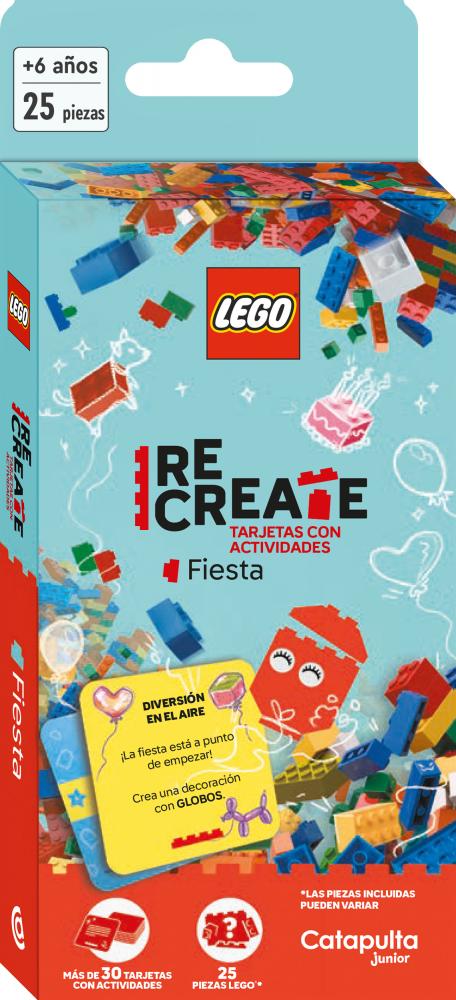 Lego Recreate Fiesta - Tarjetas con actividades