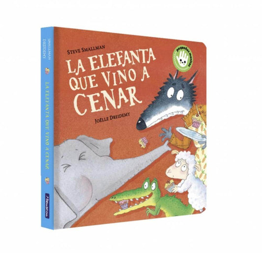 La elefanta que vino a cenar (la ovejita que vino a cenar, libro de cartón) |  Smallman, Steve