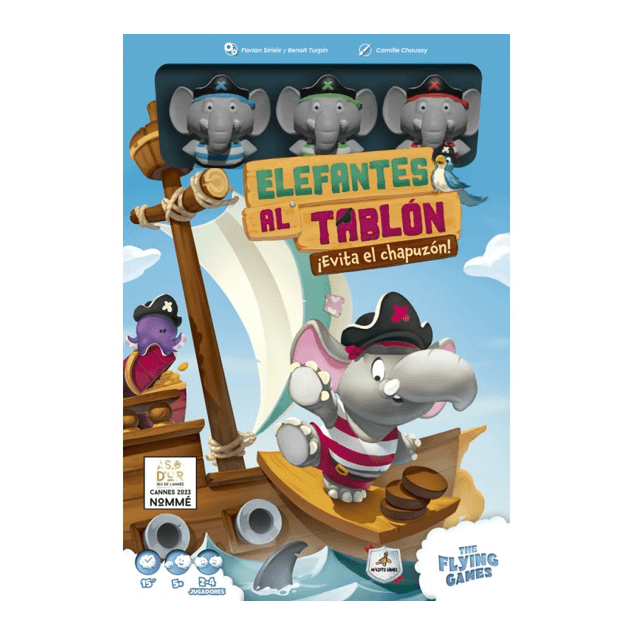 Elefantes al Tablón - Juego de mesa - MALDITO GAMES - Desde 5 años Board Games