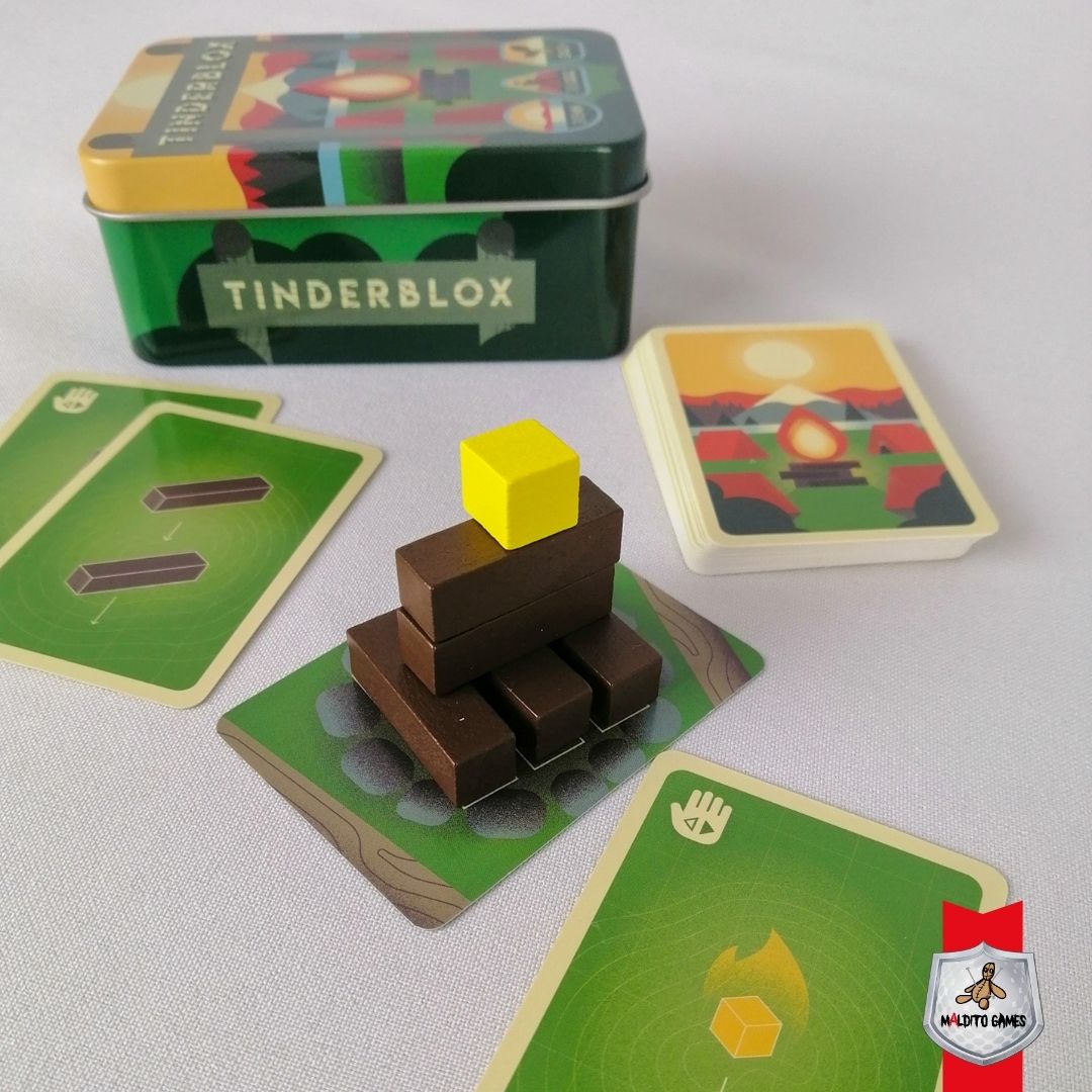 Tinderblox - Juego de mesa - MALDITO GAMES - Desde 6 años Board Games