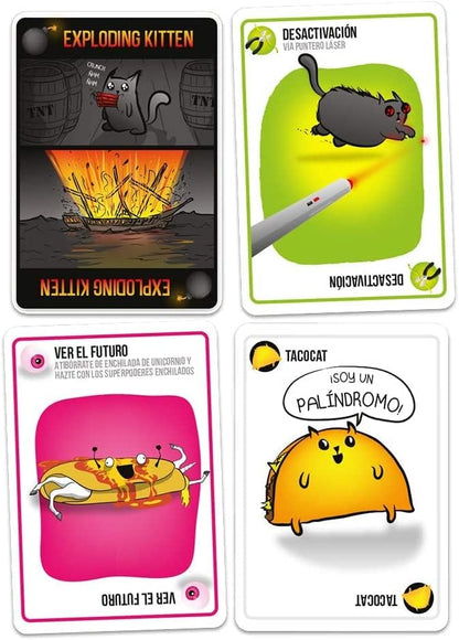 Exploding Kittens - Juego de mesa - Asmodee - Desde 7 años Board Games
