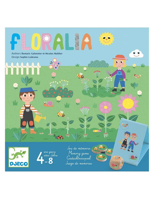 Floralia | Juego de memoria | 4 años | 2 a 4 jugadores | Djeco