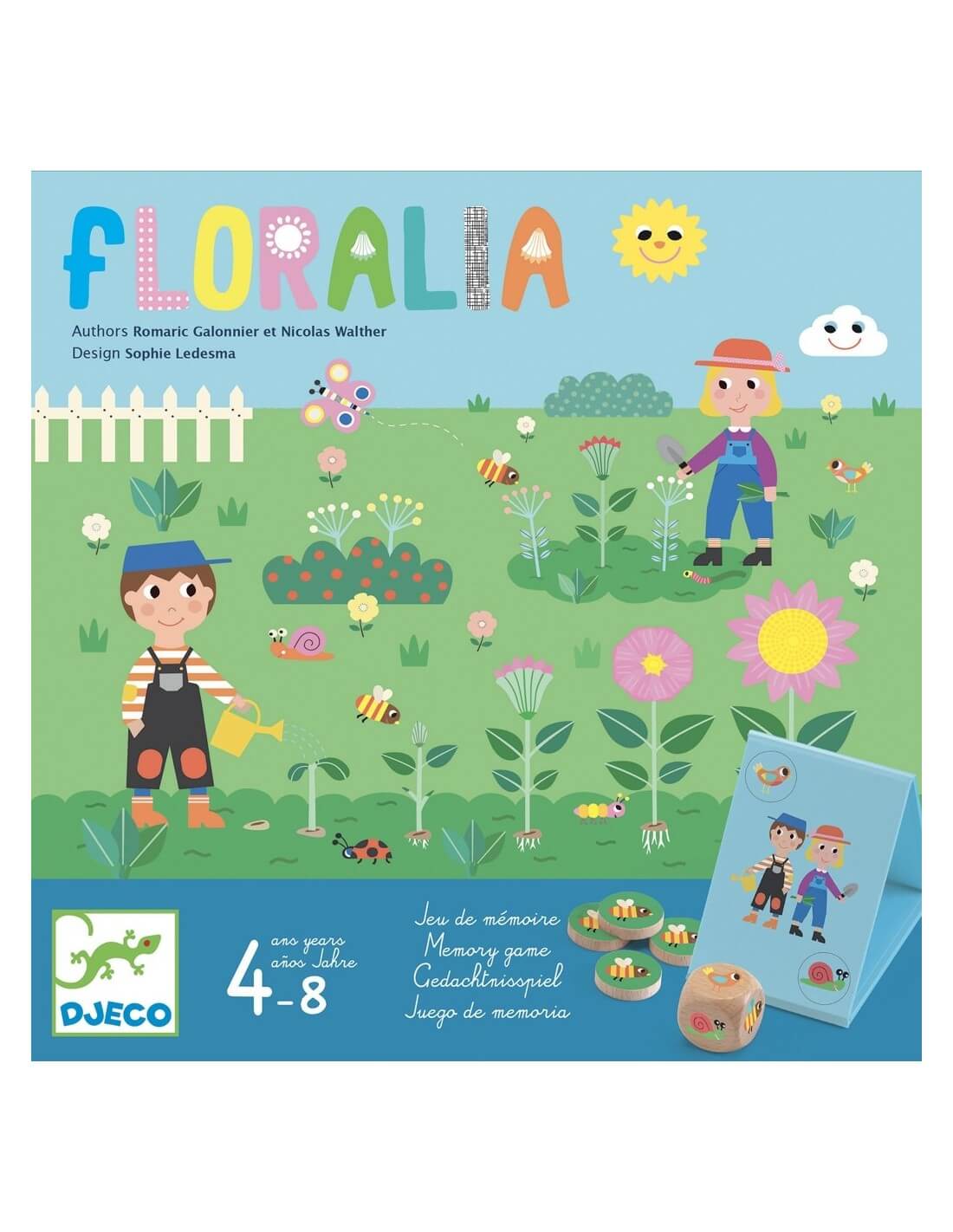 Floralia - Juego de mesa - Djeco - Desde 4 años Board Games