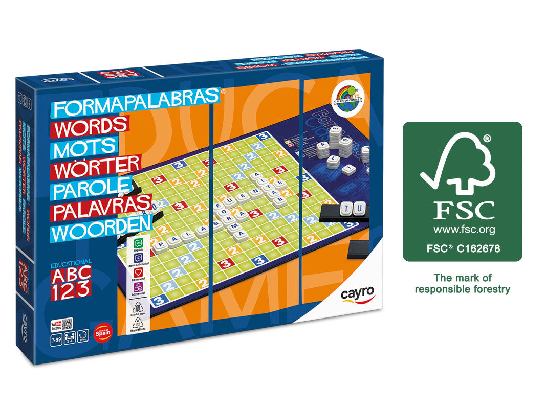 FORMAPALABRAS - Juego de mesa - Cayro - Desde 7 años