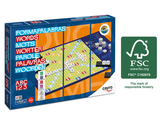 FORMAPALABRAS - Juego de mesa - Cayro - Desde 7 años
