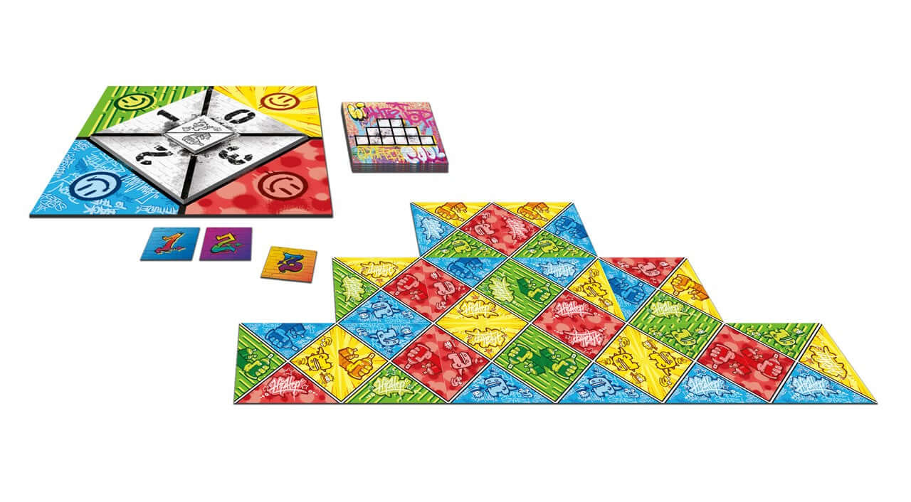 Graffiti Rush - Juego de mesa - Mercurio - Desde 8 años Board Games