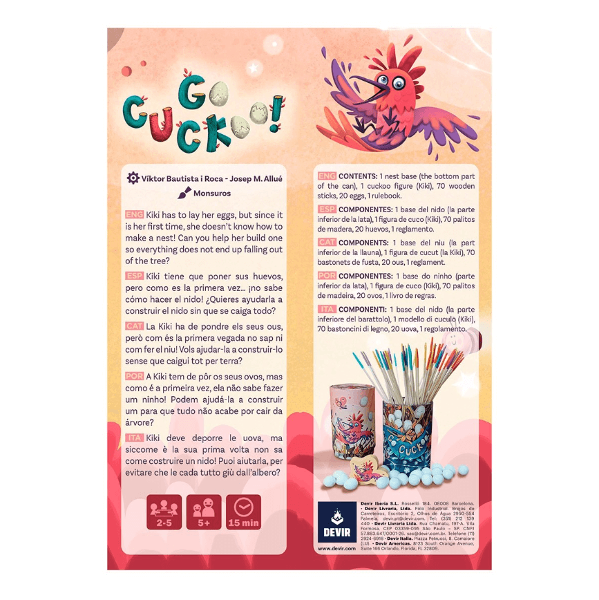 Go Cuckoo ! - Juego de mesa - Devir - Desde 5 años Board Games