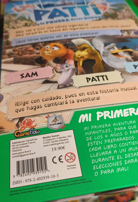 PATTI Y LA PRUEBA DE LOS DIOSES - LIBROJUEGO: MI PRIMERA AVENTURA Books