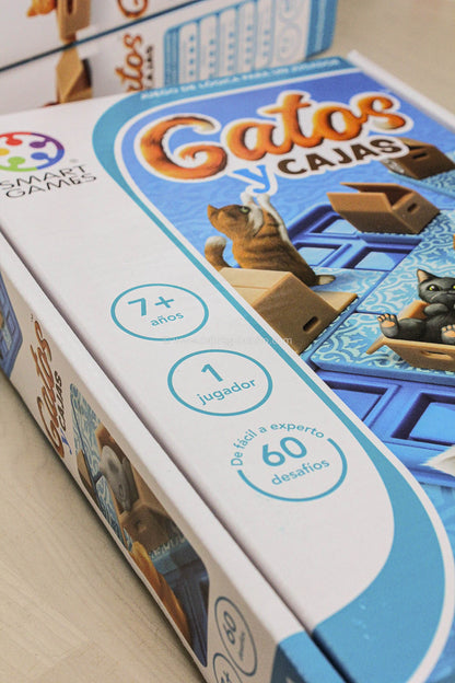Gatos y Cajas - Juego de mesa - SMART GAMES - Desde 7 años Board Games