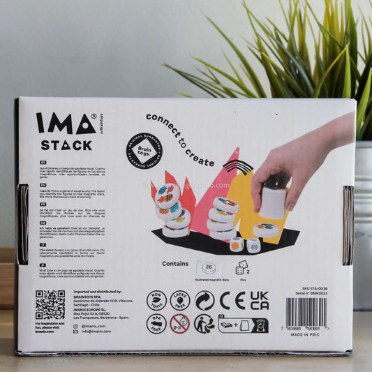 Imastack - Juego imantado - Atención, velocidad y diversión de Imanix Educational Toys