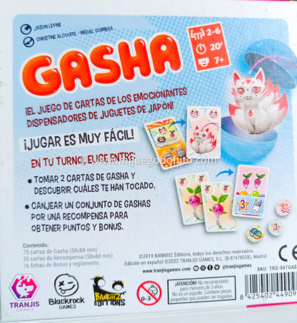 Gasha - Juego de mesa - Tranjis - Desde 7 años Board Games