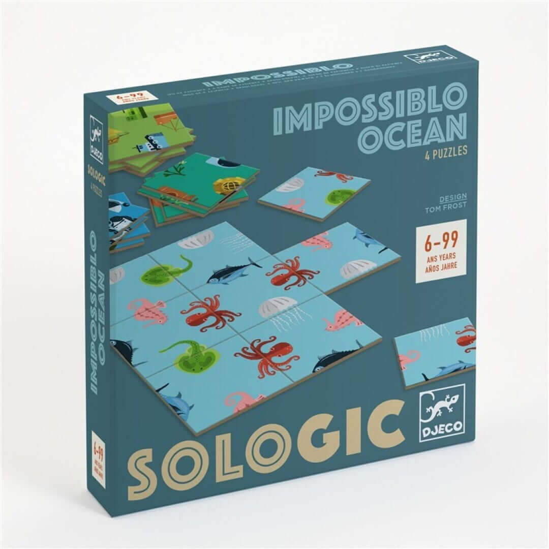 Impossible Ocean - Juego de lógica - Djeco - Desde 6 años Board Games