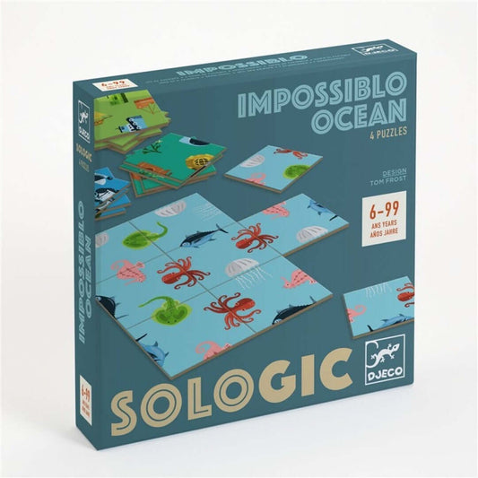 Impossible Ocean - Juego de lógica - Djeco - Desde 6 años Board Games