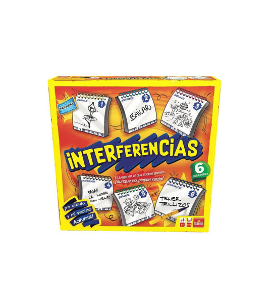 Interferencias | 4 a 6 jugadores | 8 años | Goliath