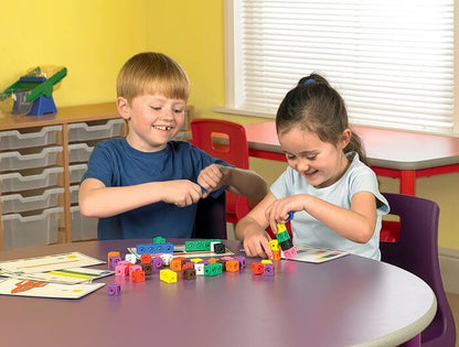 JUEGO SET ACTIVIDADES CON CUBOS MATHLINK | Learning Resources Educational Toys