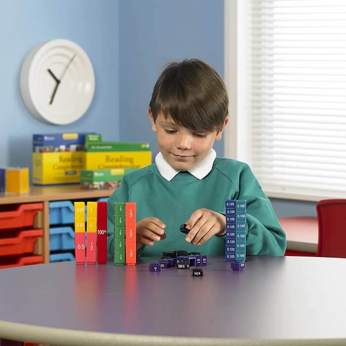 JUEGO SET CUBOS DE EQUIVALENCIA FRACTION TOWER | Learning Resources Educational Toys
