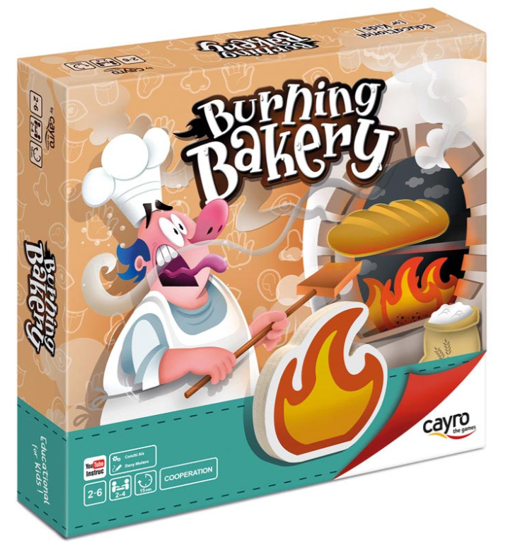 Burning Bakery - Juego de mesa desde los 2 años Board Games