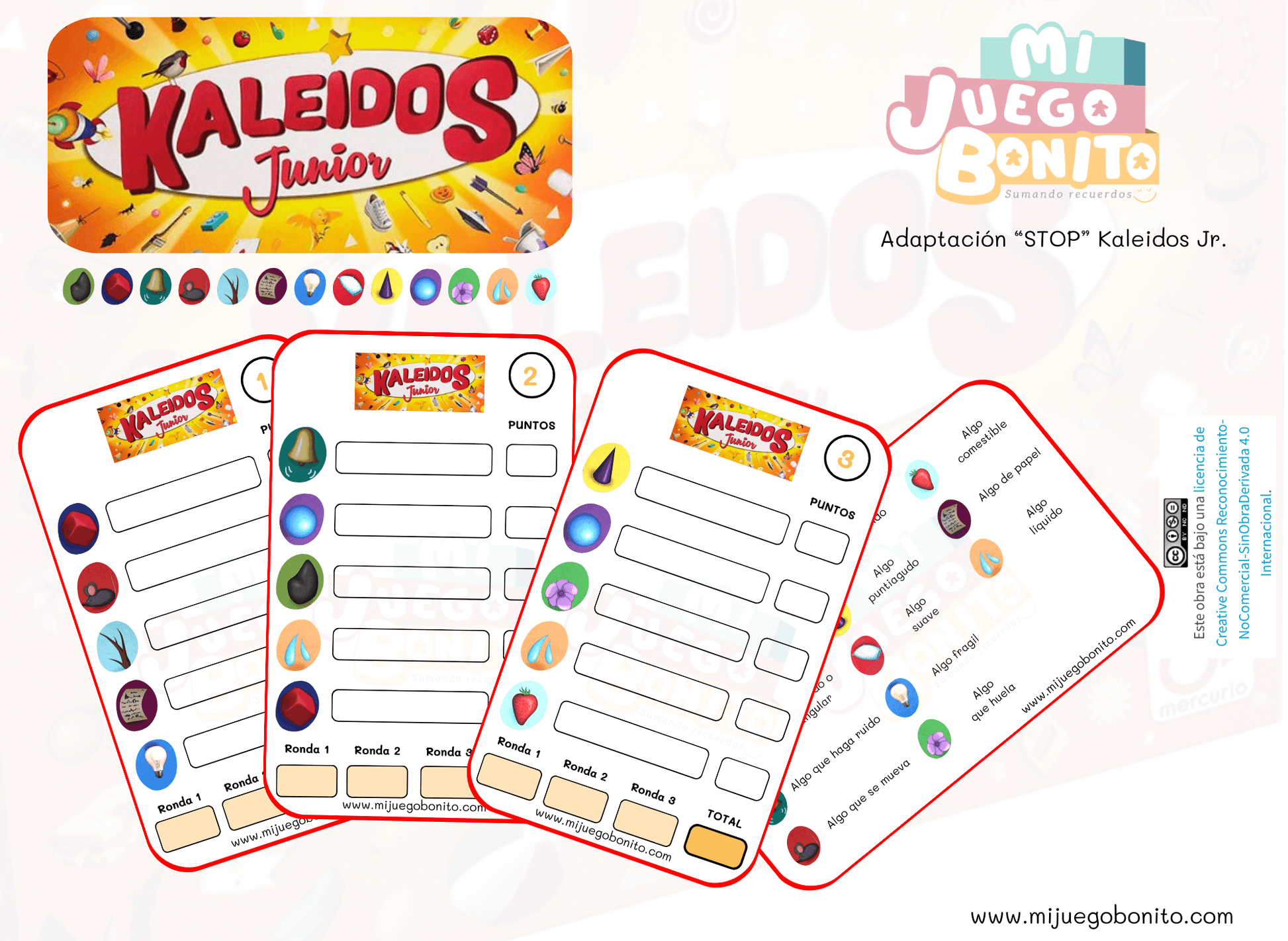 Adaptación Kaleidos Jr. | Mi Juego Bonito E-Books