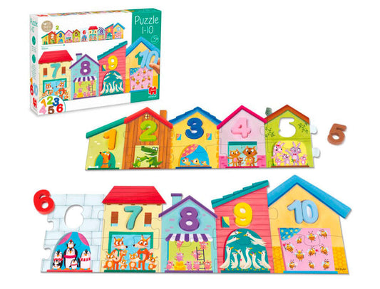 Puzzle 1-10 - Goula - Desde 3 años Board Games
