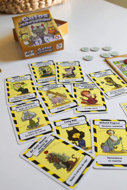 LOS GATOS DE SCHRÖDINGER - Juego de mesa - Mercurio - Desde 9 o más años Board Games