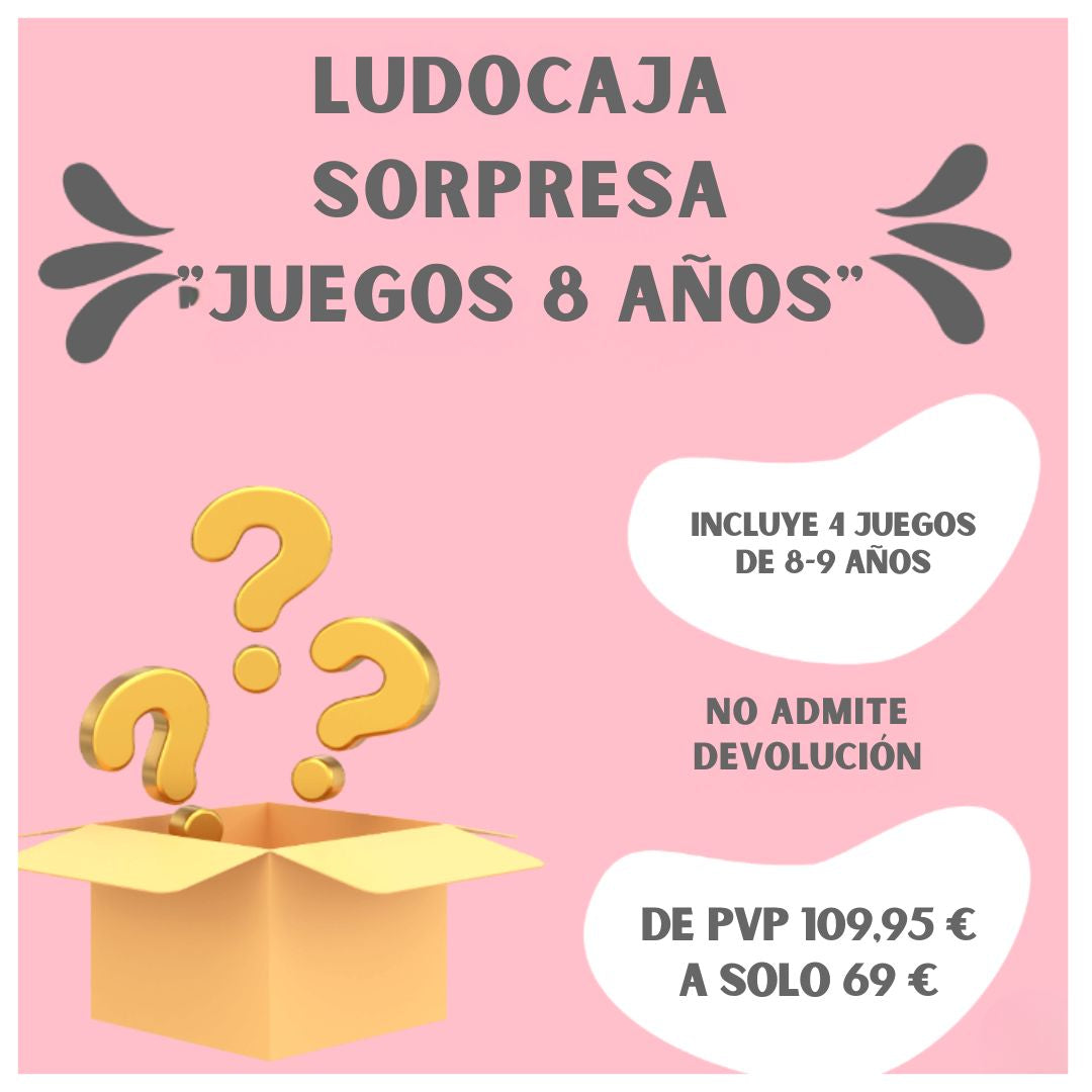 Ludocaja Sorpresa "Juegos de mesa 8-9 años"  - Juego de mesa - Mi Juego Bonito