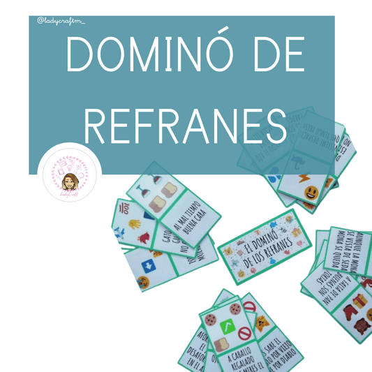 Dominó de refranes | Ladycraft E-Books