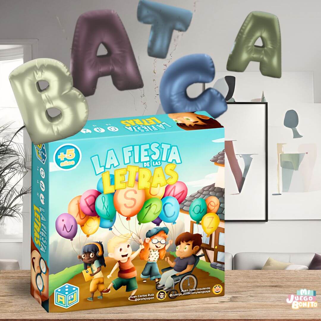 La Fiesta de las Letras - Juego de mesa - Atomo - Desde 5 años Toys & Games