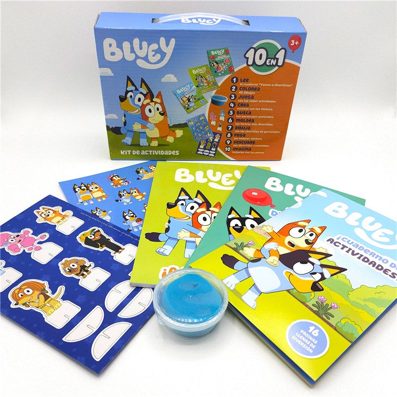 MALETÍN 10 EN 1 BLUEY +3 años Kit de actividades