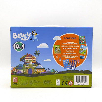 MALETÍN 10 EN 1 BLUEY +3 años Kit de actividades