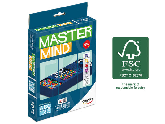 Master Mind Colores Viaje - Juego de mesa - Cayro - 2 jugadores - 7+ años - 15 min
