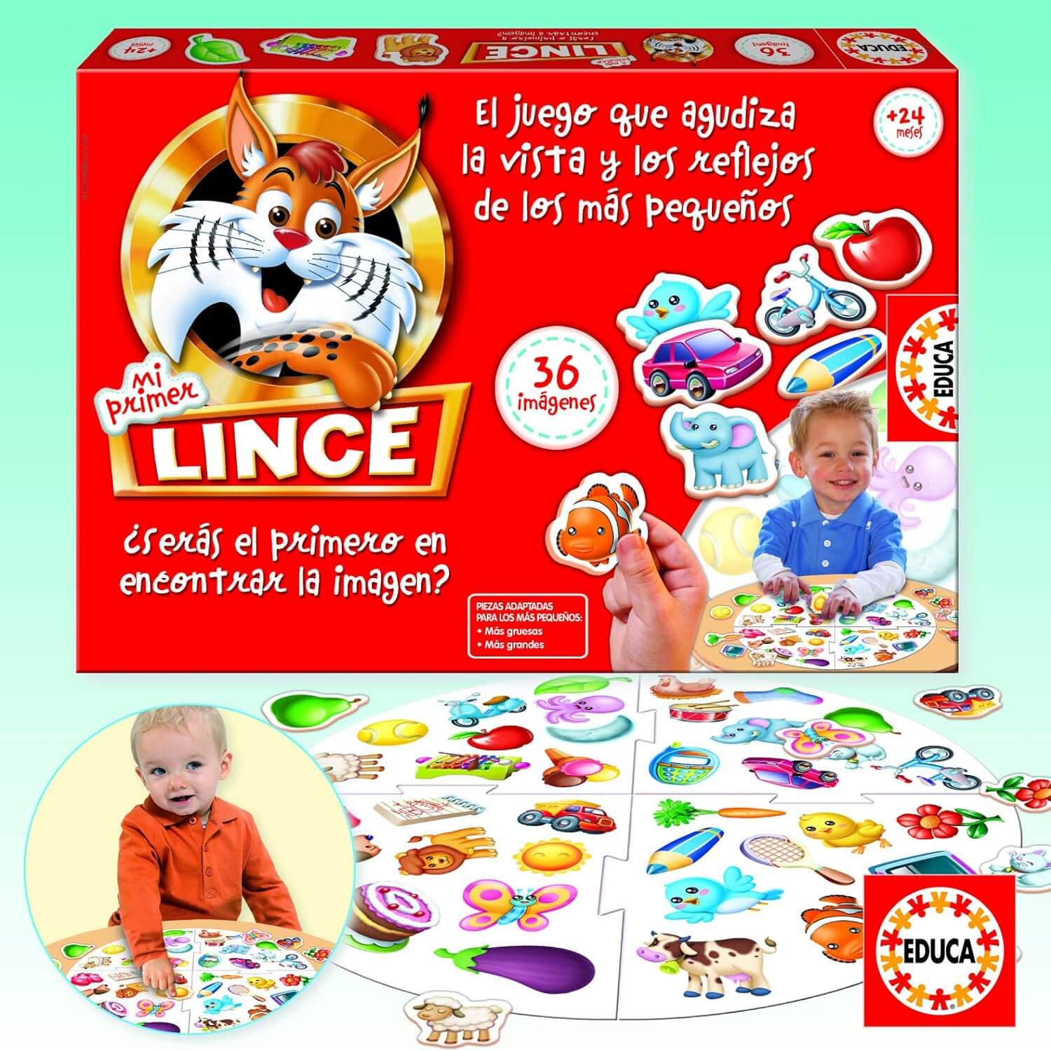 Mi Primer Lince - Juego de mesa - Educa - Desde 2 años Board Games