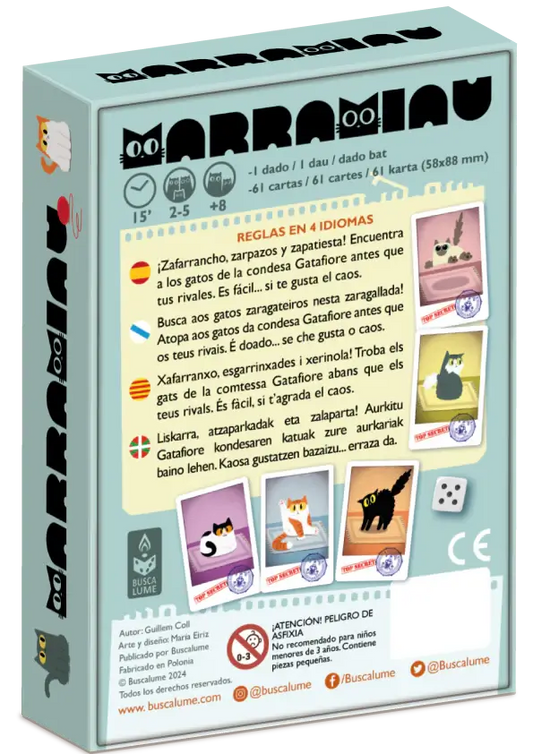 Marramiau - Juego de mesa - Buscalume - Desde 8 años Board Games