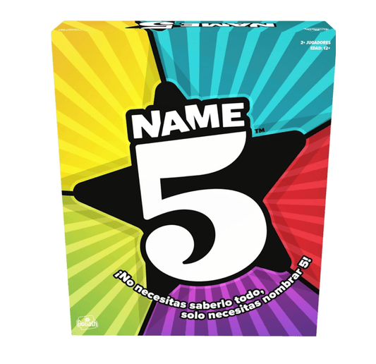Name 5 - Juego de mesa - Goliath - Desde 9 o más años Board Games