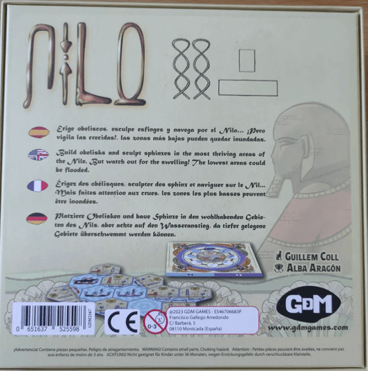 Nilo - Juego de mesa - GDM Games - Desde 9 o más años Board Games