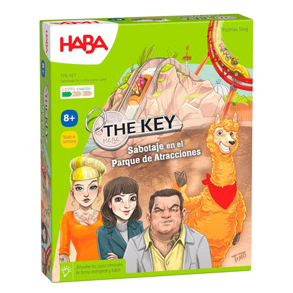 The Key – Sabotaje en el parque de atracciones - Juego de mesa - Haba - 1-4 jugadores - 8+ años - 15-20 min