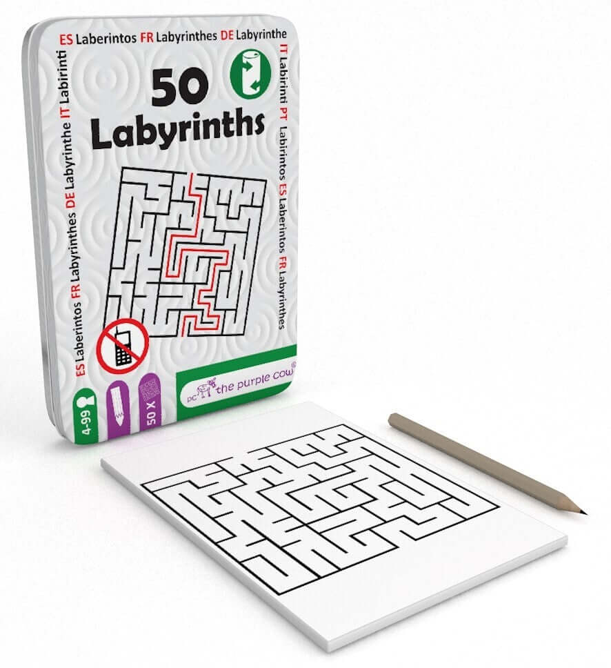 50 Laberintos - The Purple Cow - Desde 5 años Board Games