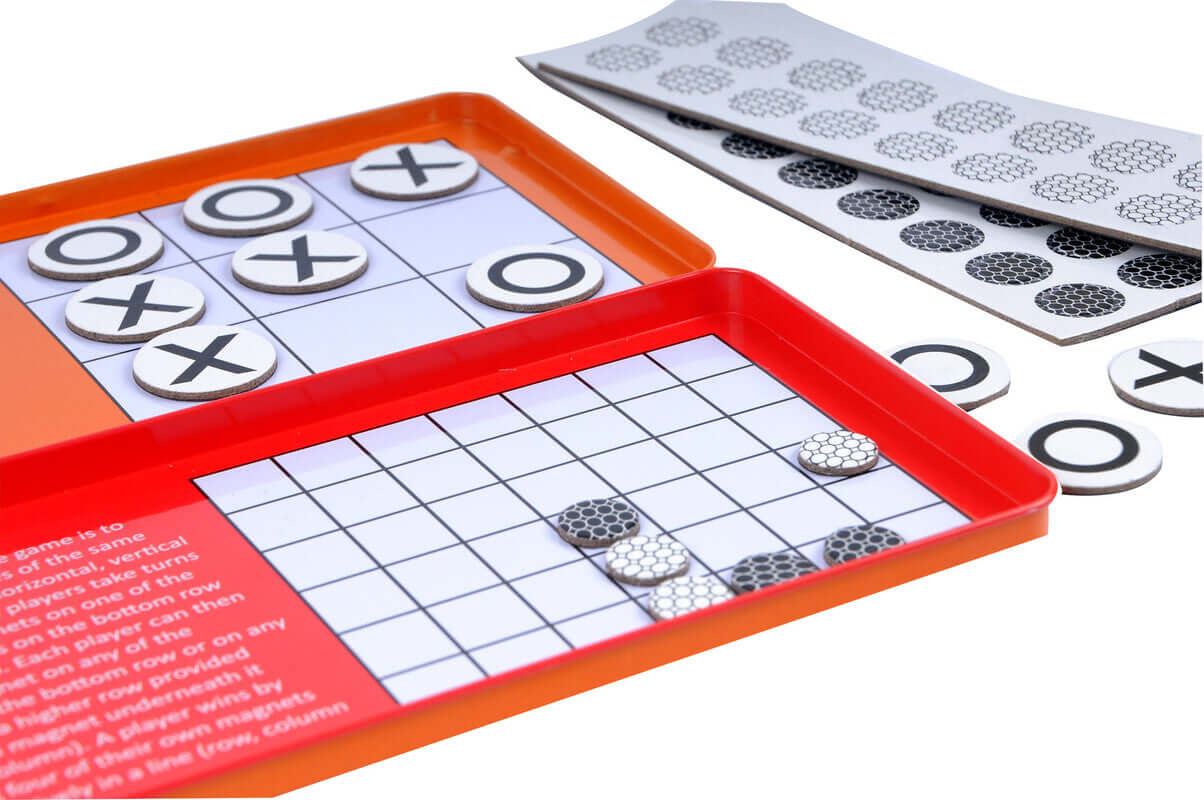 TO GO - Tic Tac Toe y 4 en Raya - The Purple Cow - Desde 4 años Board Games