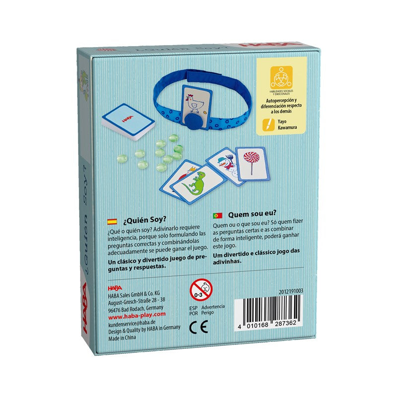 ¿Quién soy?     - Juego de mesa - Haba - Desde 5 años