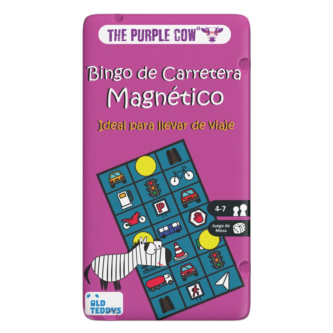TO GO -Bingo de Carretera - The Purple Cow - 4+ años - 2 jugadores