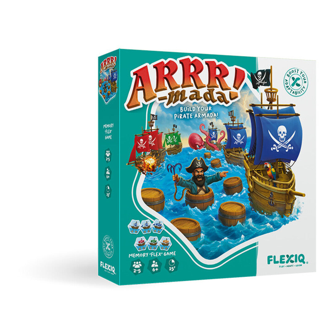 Arrr-Mada - Juego de estrategia y lógica - Flexiq - 6+ años - 2 a 5 jugadores