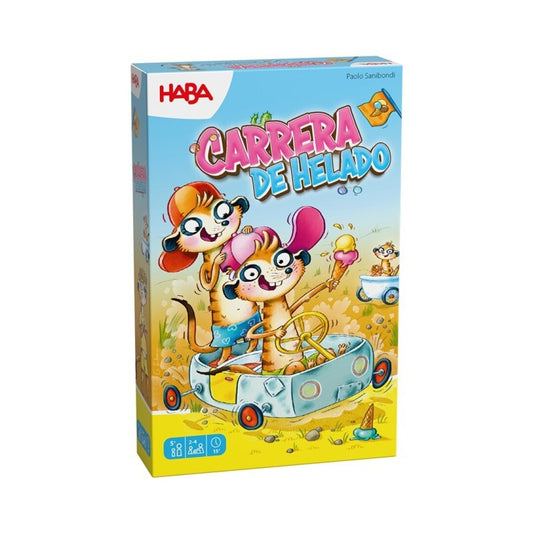 Carrera de Helado - ¿Quién se hará con el helado? - Haba - 5+ años - 2 a 4 jugadores