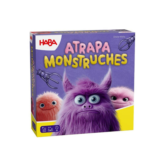Atrapa Monstruches - ¿Quién se hará con esos monstruos de peluche?  - Haba - 6+ años - 2 a 4 jugadores
