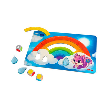 Happy Rainbow - Juego de mesa - Haba - 2-4 jugadores - 3+ años - 10 min