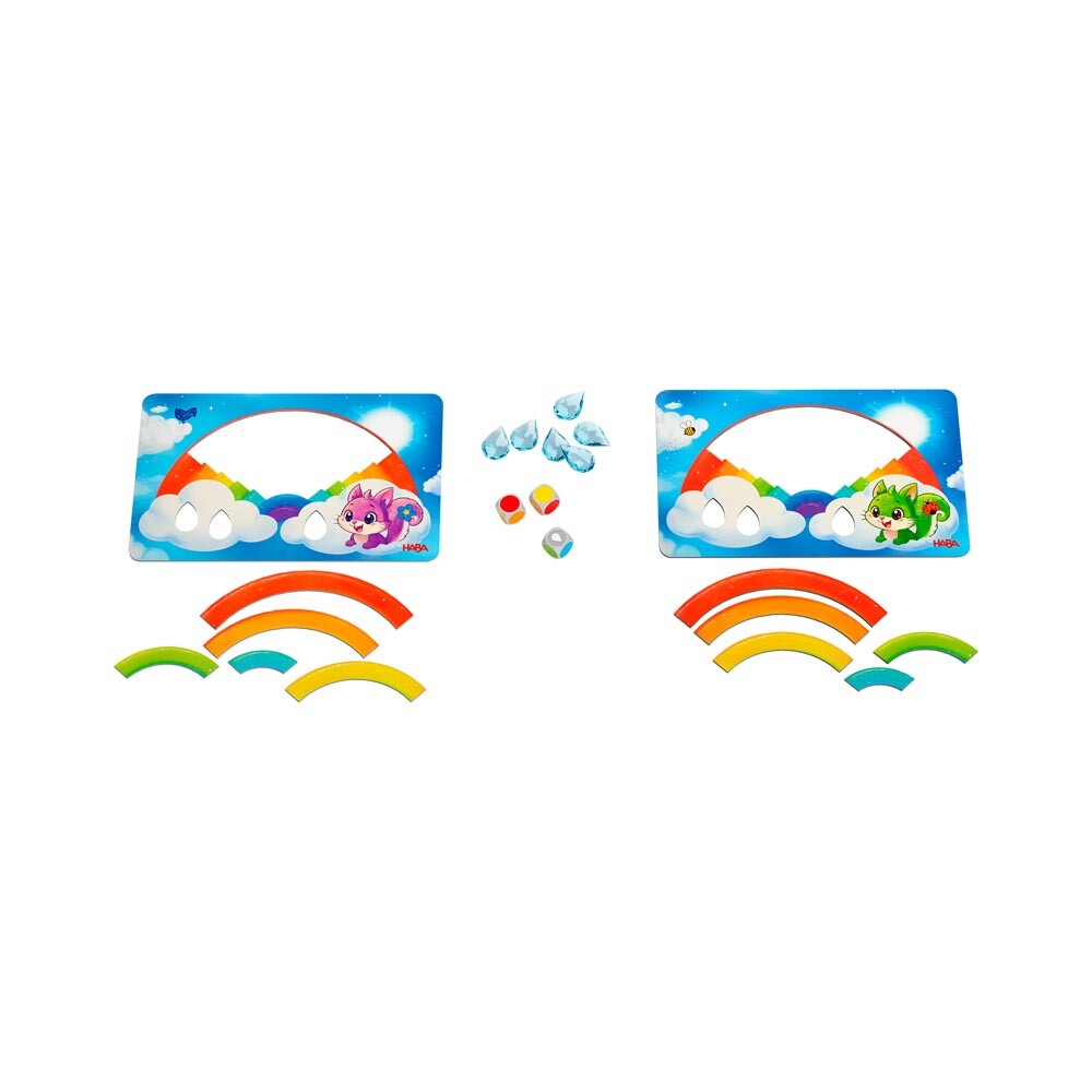 Happy Rainbow - Juego de mesa - Haba - 2-4 jugadores - 3+ años - 10 min