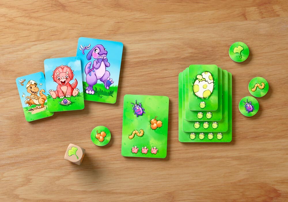 Little Dinosaurs ( Peque Dinos )  - Juego de dados y recolección - 2-4 jugadores - 3+ años - Haba