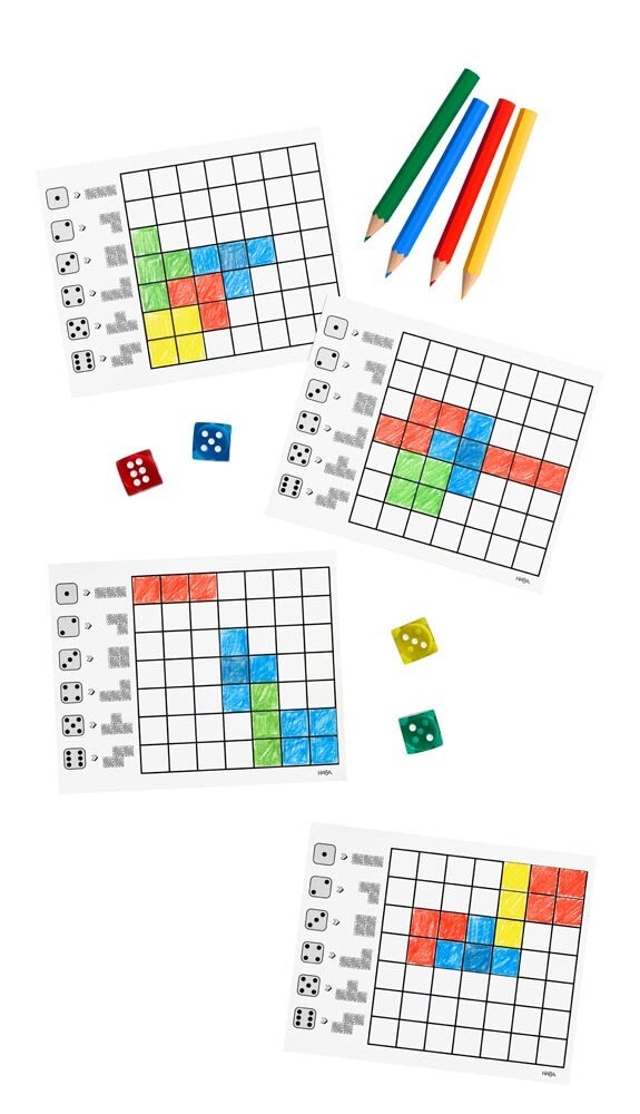 Roll’n Pix - Juego de mesa - Haba - 2-4 jugadores - 6+ años - 15 min
