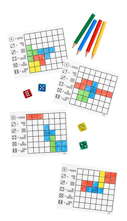 Roll’n Pix - Juego de mesa - Haba - 2-4 jugadores - 6+ años - 15 min