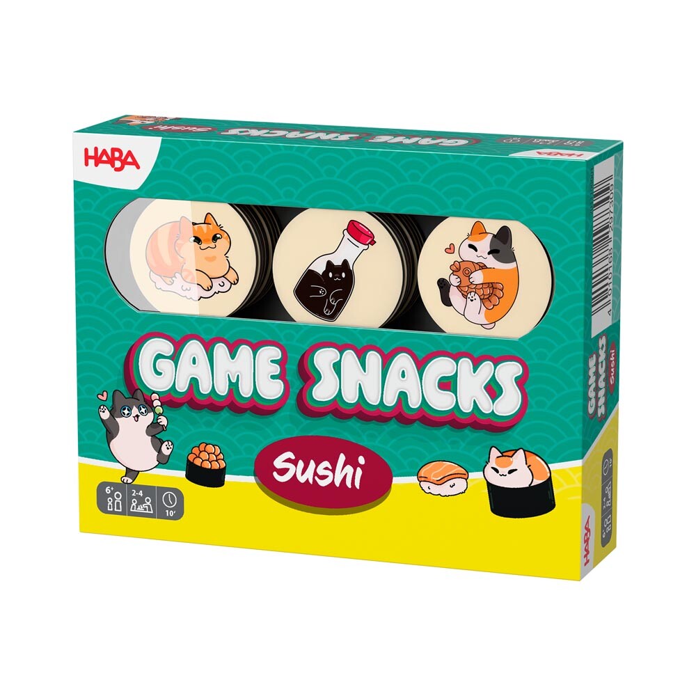 Game Snacks Sushi - Juego de mesa - Haba - 2-4 jugadores - 6+ años - 10 min